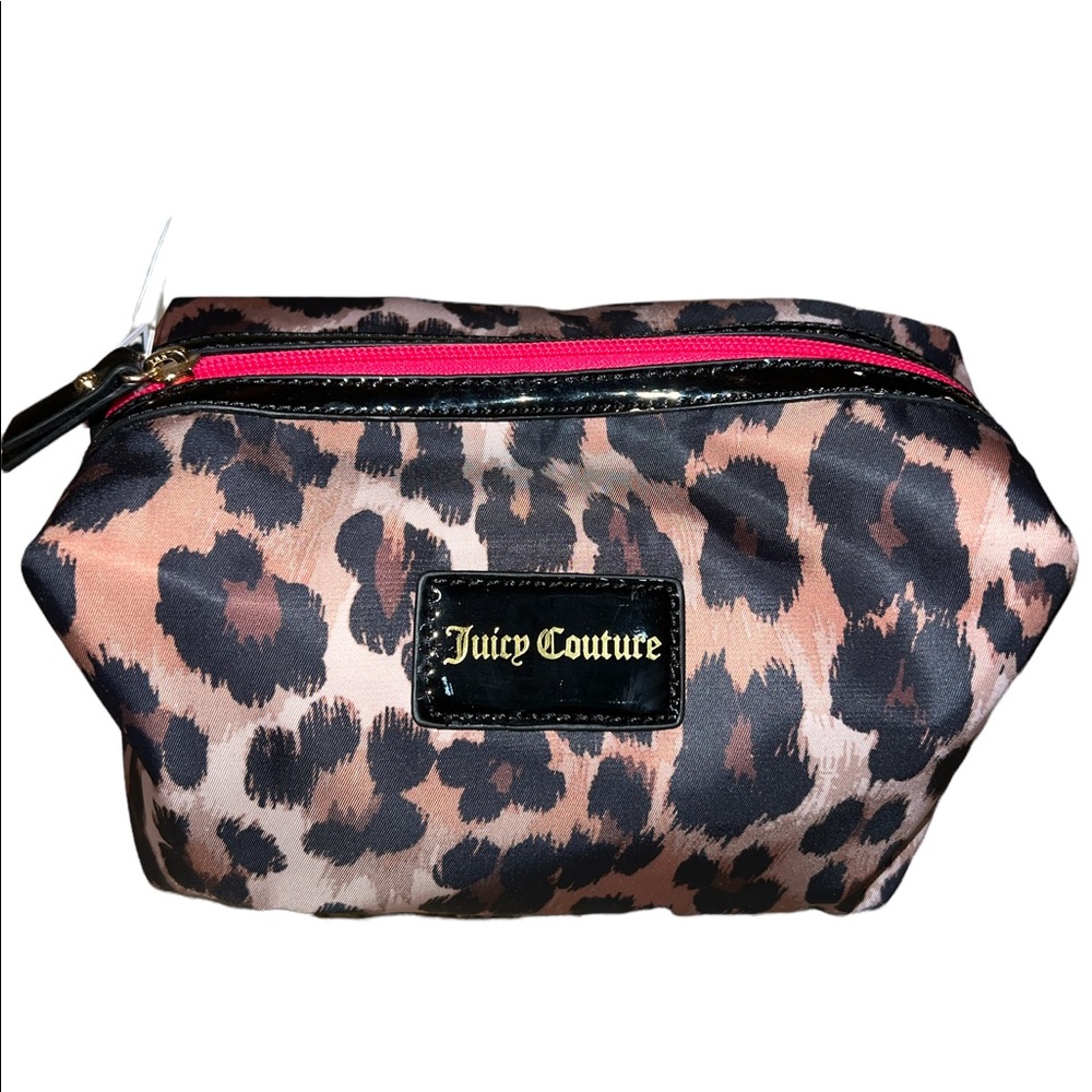 New Juicy Couture Leopard Print Makeup Bag with Tags !! - Picture 1 of 8